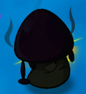 Poison Mushroom's silhouette