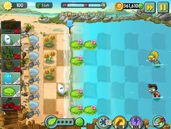 Big Wave Beach - Day 28, Plants vs. Zombies Wiki