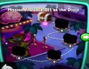 Dance off at the Disco map