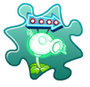 Electric Peashooter's costumed Puzzle Piece