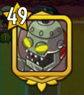 Zombot 1000 as the profile picture for a Rank 49 player