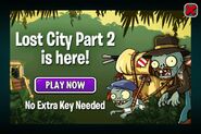 Another advertisement for Lost City part 2