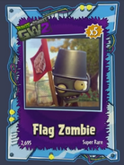 Flag Zombie's sticker (wears a bucket in this game)