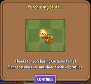 Purchasing Pepper-pult's costume (10.0.1)