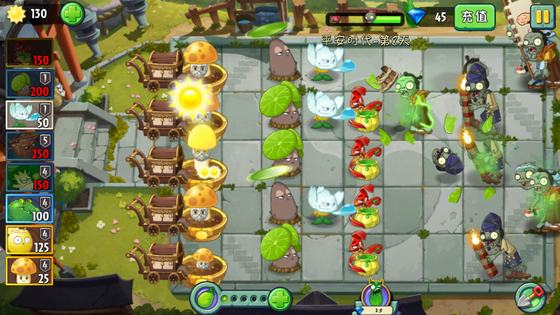 Steam Age - Day 1, Plants vs. Zombies Wiki