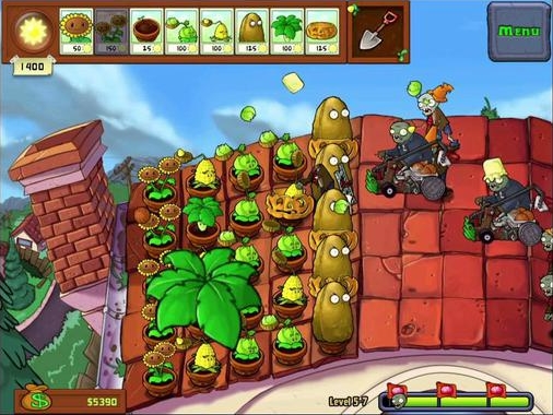 Plants vs. Zombies 3 - Gameplay Walkthrough Part 7 - Cabbage-Pult and More!  