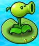 A Peashooter on a Lily Pad