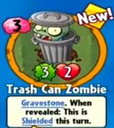 The player receiving Trash Can Zombie from a Premium Pack