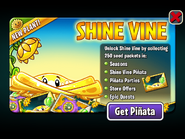 Shine Vine in an advertisement