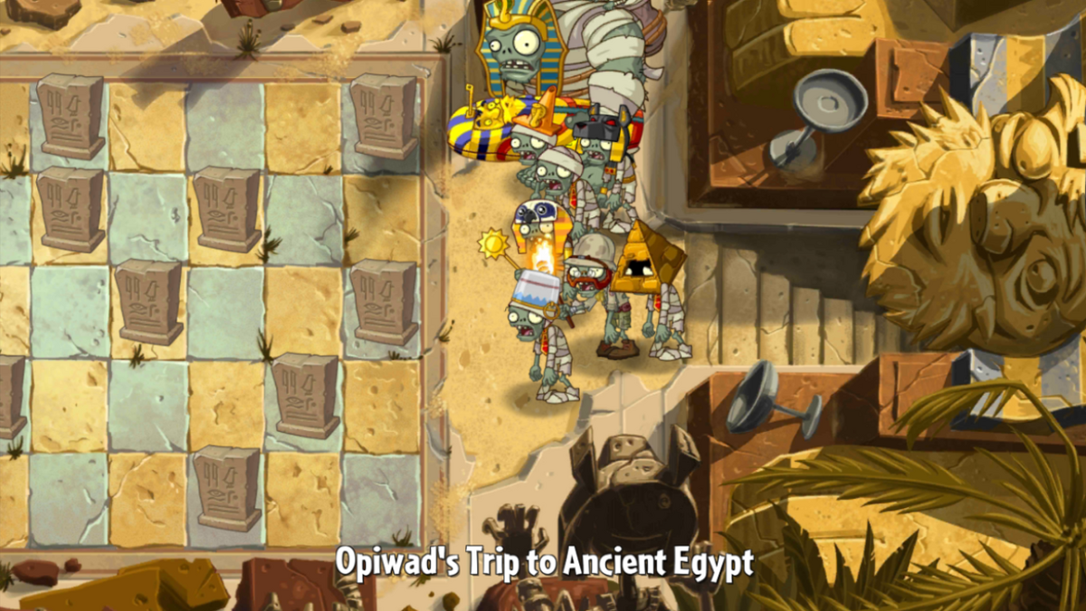 Plants vs. Zombies 2: It's About Time - Gameplay Walkthrough Part 3 -  Ancient Egypt (iOS) 