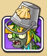 Bikini Buckethead's icon that appears when about to play a level including her (pre v2.0.0)