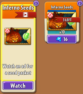 Inferno's seeds in the store (with free)