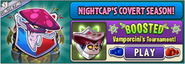 Vamporcini in an advertisement for Vamporcini's BOOSTED Tournament in Arena (Nightcap's Covert Season)