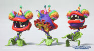 Concept model renders of the Merrymaker set (Plants vs. Zombies: Battle for Neighborville)