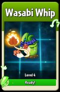 Wasabi Whip's animation when it is ready to level up