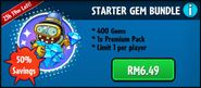 Impfinity in the advertisement for Starter Gem Bundle