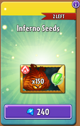 Inferno's seeds in the store (Promoted)