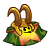 Starfruit (Helmet with horns and cap)