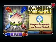 Power Lily in another advertisement of Power Lily's Tournament in Arena