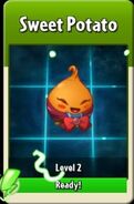 Sweet Potato's animation when she is ready to level up