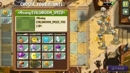 Evil-shroom Speed in the seed selection