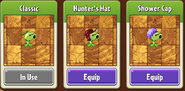 Primal Peashooter's costumes in the Almanac section (10.5.2)