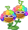 Twin Sunflower (rainbow wig with glasses)