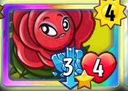 Briar Rose's card with the Strikethrough trait due to her being Conjured by Cosmic Flower