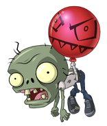 HD Big Brainz Balloon Zombie