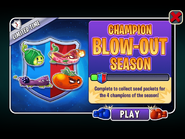 Blastberry Vine in an advertisement for Champion Blow-Out Season in Arena