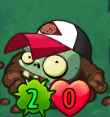 Baseball Zombie destroyed