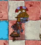 A hypnotized Centurion Zombie