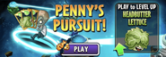 Headbutter Lettuce in an advertisement for Penny's Pursuit