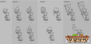 Samurai Zombie (and variants) concepts (Chinese version of Plants vs. Zombies 2)