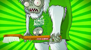 A Zombie Yeti as seen in the video Stop Zombie Mouth!