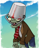 Buckethead Zombie Card