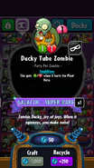 Ducky Tube Zombie's statistics