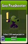 Goo Peashooter ready to be unlocked