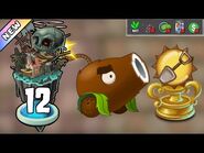 Plants vs Zombies 2 - Pirate Seas Day 12 -Plants Lvl 1 & No Premium-