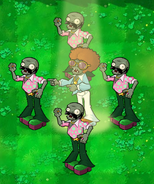 console port variants of Dancing Zombies and Backup Dancers dancing
