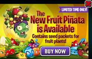 Grapeshot in another advertisement for the Fruit Piñata