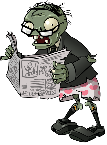 Newspaper Zombie, Plants vs. Zombies Wiki