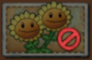 Twin Sunflower cannot be used in this level