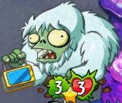 Zombie Yeti with 3/3 due to Pecanolith's ability