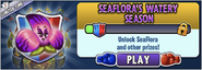 SeaFlora in an advertisement for SeaFlora's Watery Season in Arena