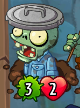 Trash Can Zombie without his trash can