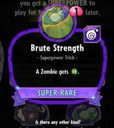 Brute Strength's statistics