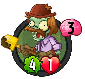 Excavator Plants Vs Zombies Wiki Fandom Powered - Plants And Zombies 2  Excavator Zombie Clipart, clipart, png clipart