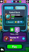 The menu for Ranked mode (old)