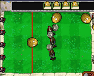 Wall-nut Bowling in the Nintendo DS version